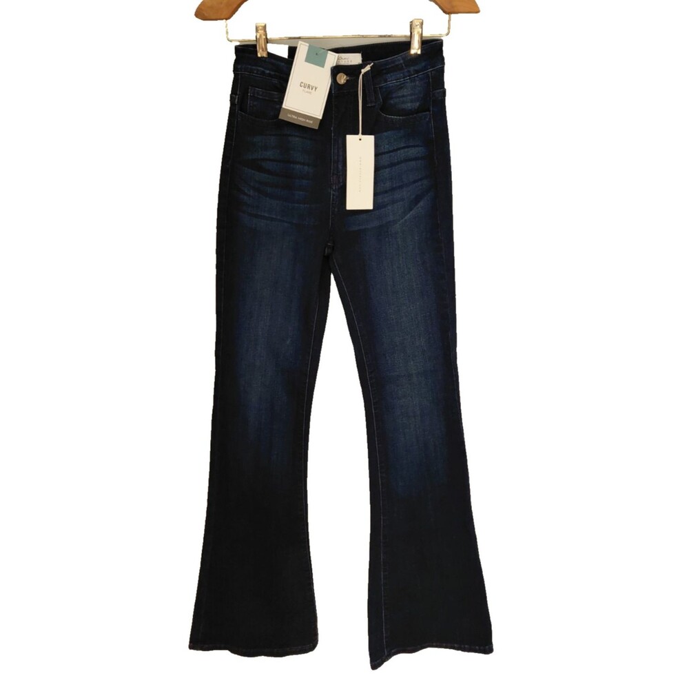 KanCan Signature for Buckle Kurvy Ultra High Rise Flare Jeans – 26x34 – NWT